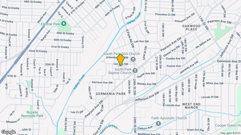 615 26th St SW Map and Location Details