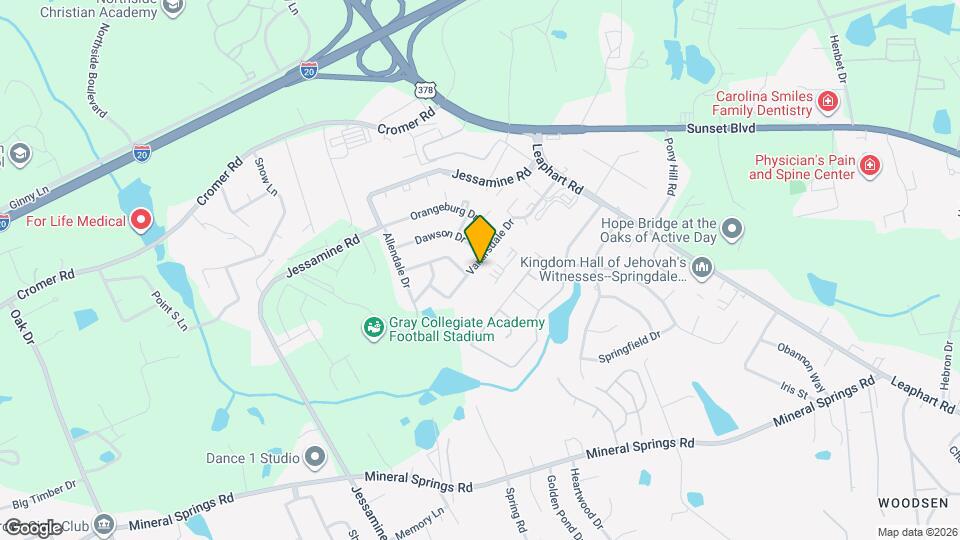 165 Vanarsdale Dr Map and Location Details