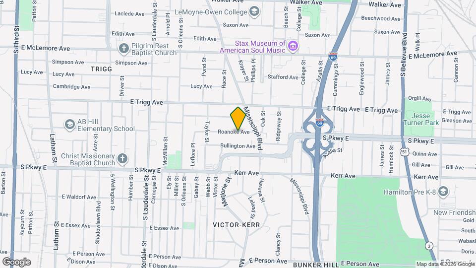 795 Roanoke Ave Map and Location Details