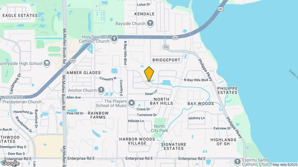 306 N Bay Hills Blvd Map and Location Details