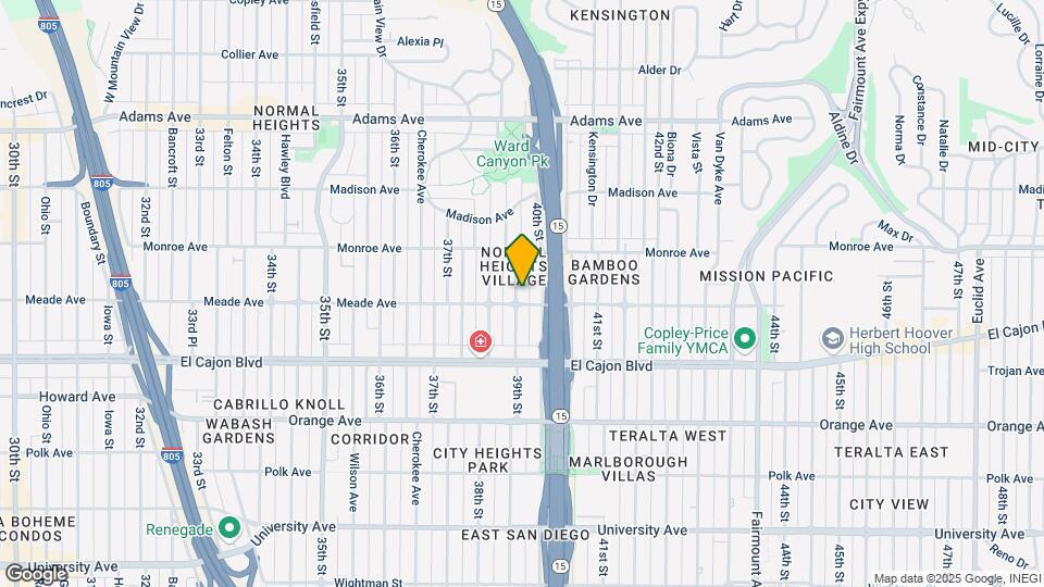4417 39th St Map and Location Details