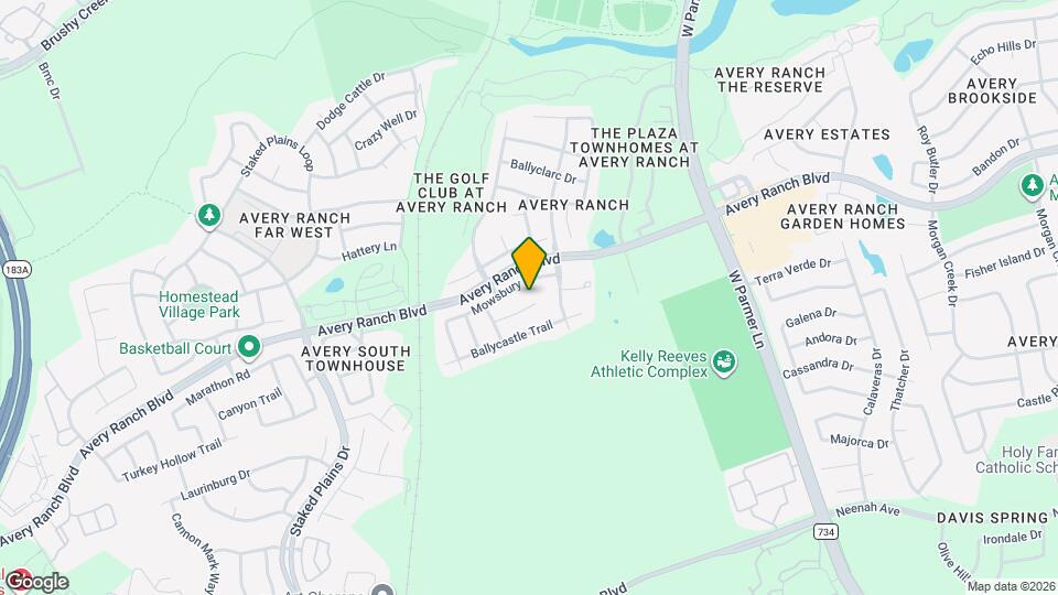 14440 Lilley Brook Cove Mapa y Detalles de la Ubicación
