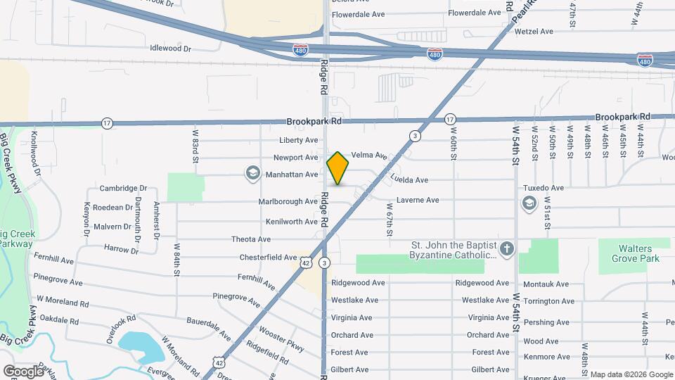 7115 Laverne Ave Map and Location Details