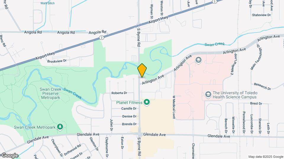 1101 S Byrne Rd Mapa y Detalles de la Ubicación