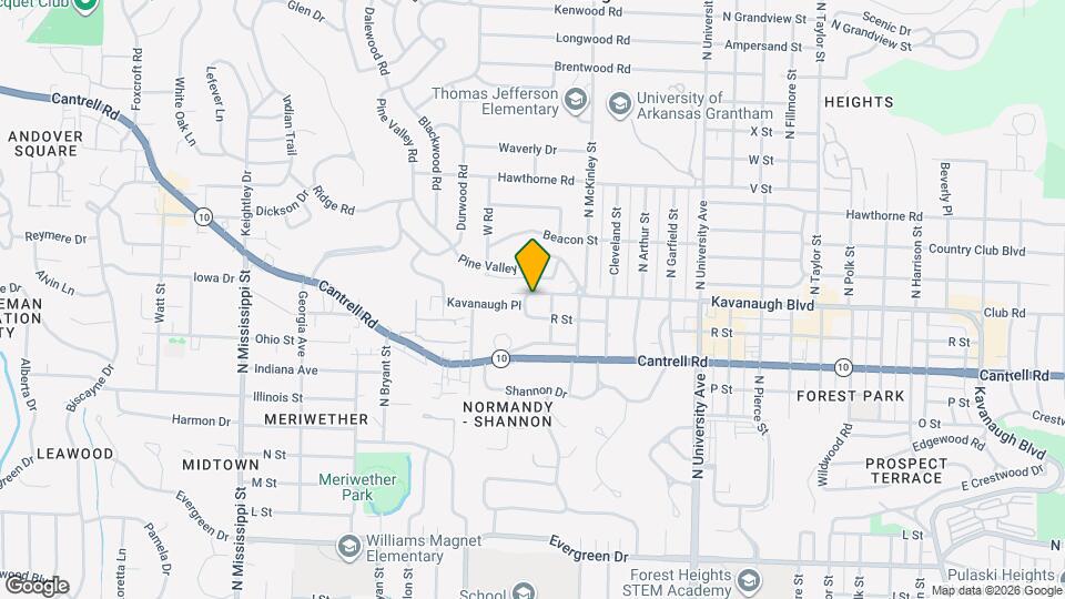 6601 Kavanaugh Pl Map and Location Details