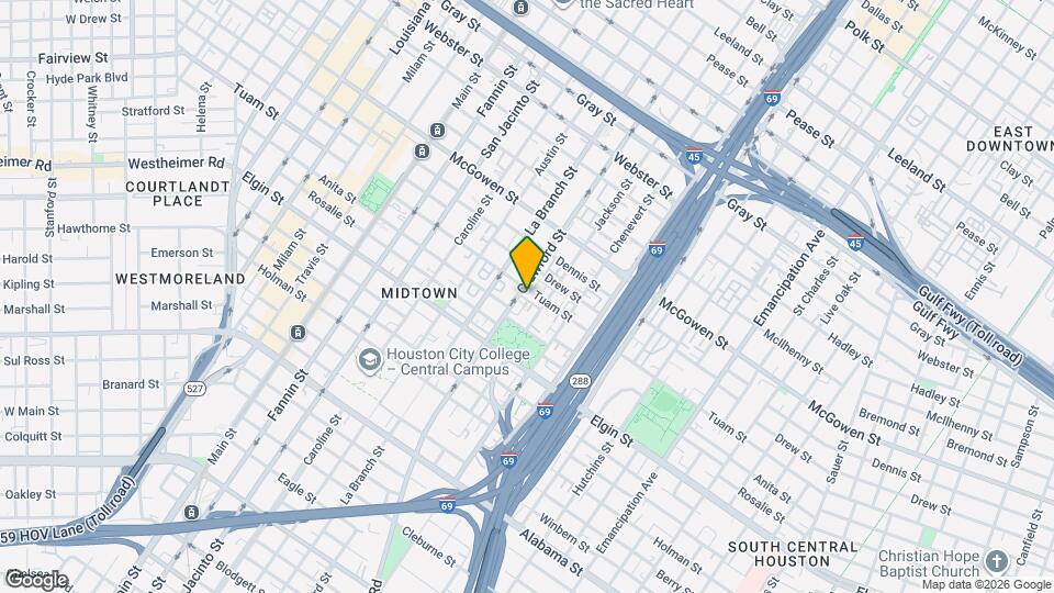 2905 Crawford St Map and Location Details