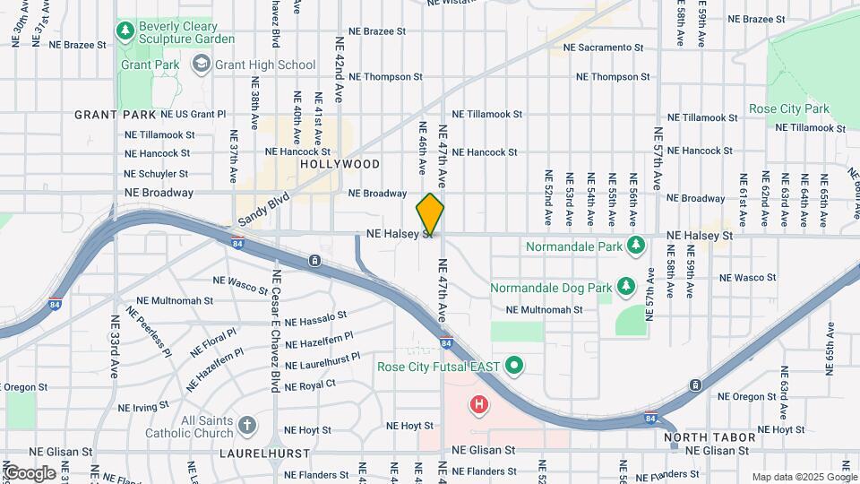 4624 NE Halsey St Map and Location Details