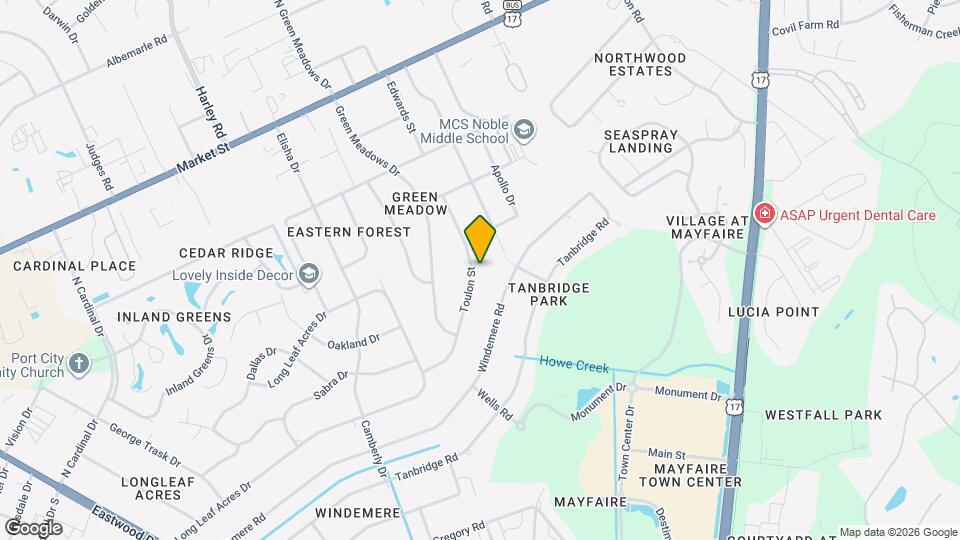 341 Toulon St Map and Location Details