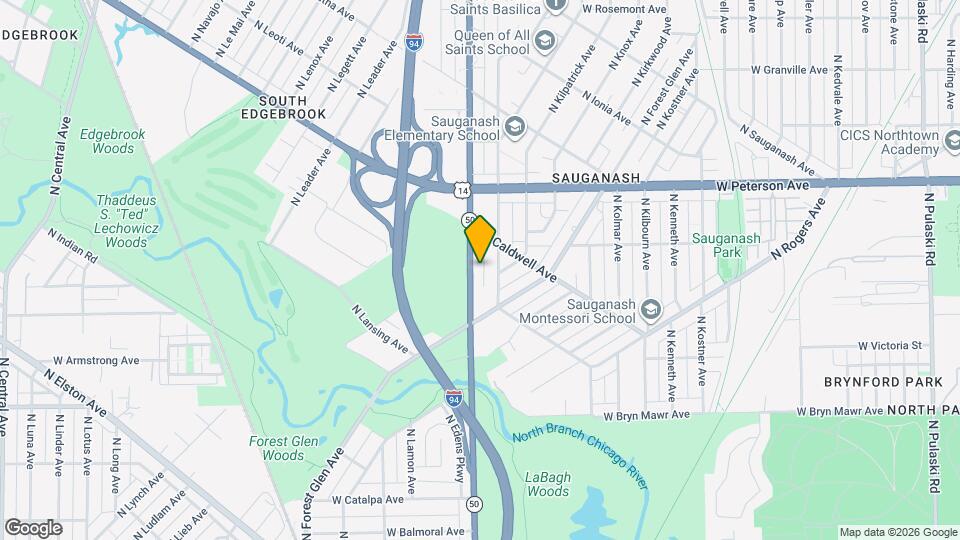 5843 N Cicero Ave Map and Location Details