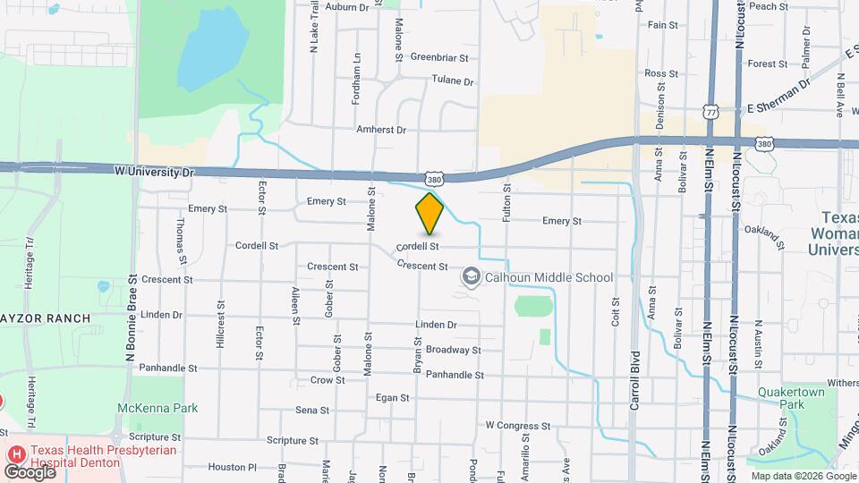 1228 Cordell St Map and Location Details