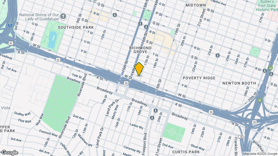 2222 17th St, Unit 2222 Map and Location Details