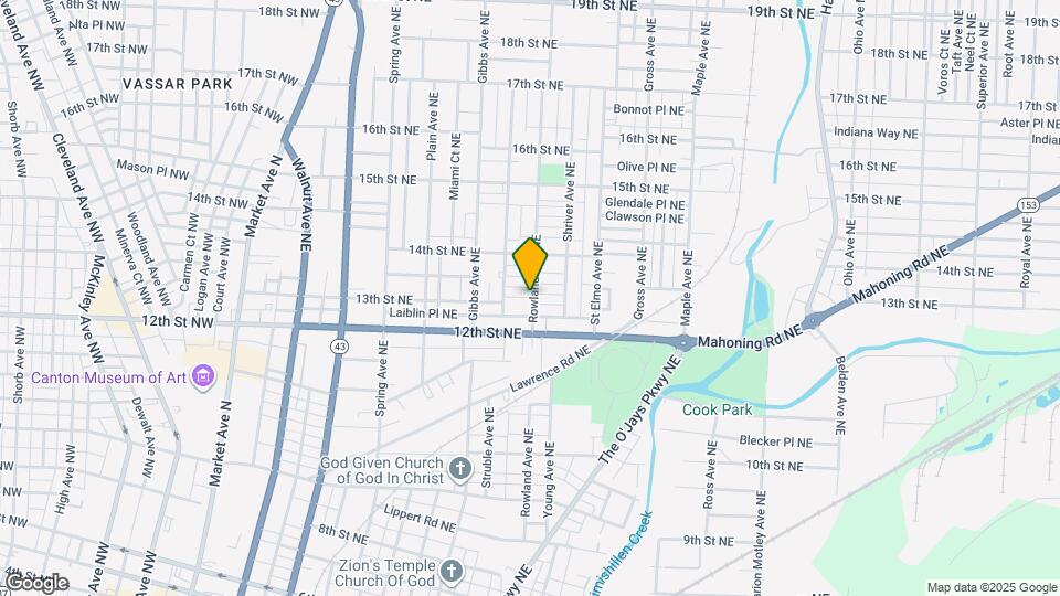 1303 Rowland Ave NE Map and Location Details