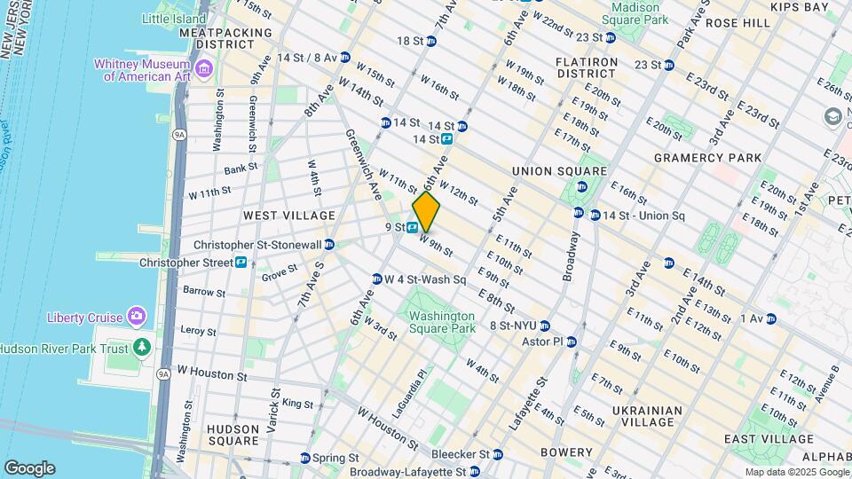 69 W 9th St Map and Location Details