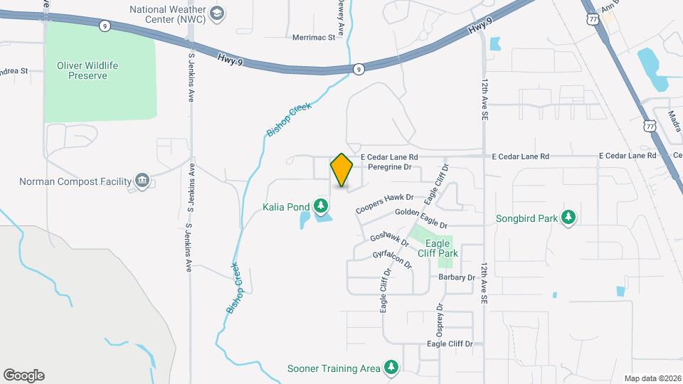 3628 Peregrine Dr Map and Location Details