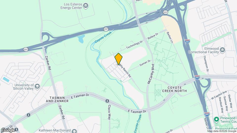 1210 Coyote Creek Way Map and Location Details