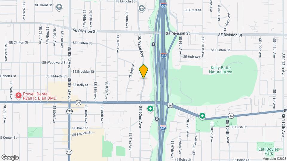 3855 SE 92nd Ave Map and Location Details