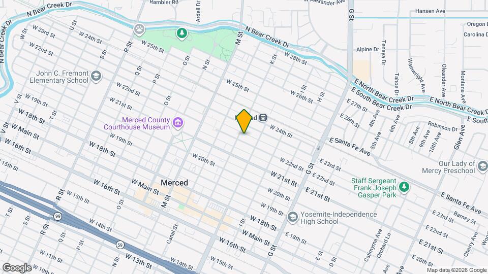 355 W 22nd St Map and Location Details