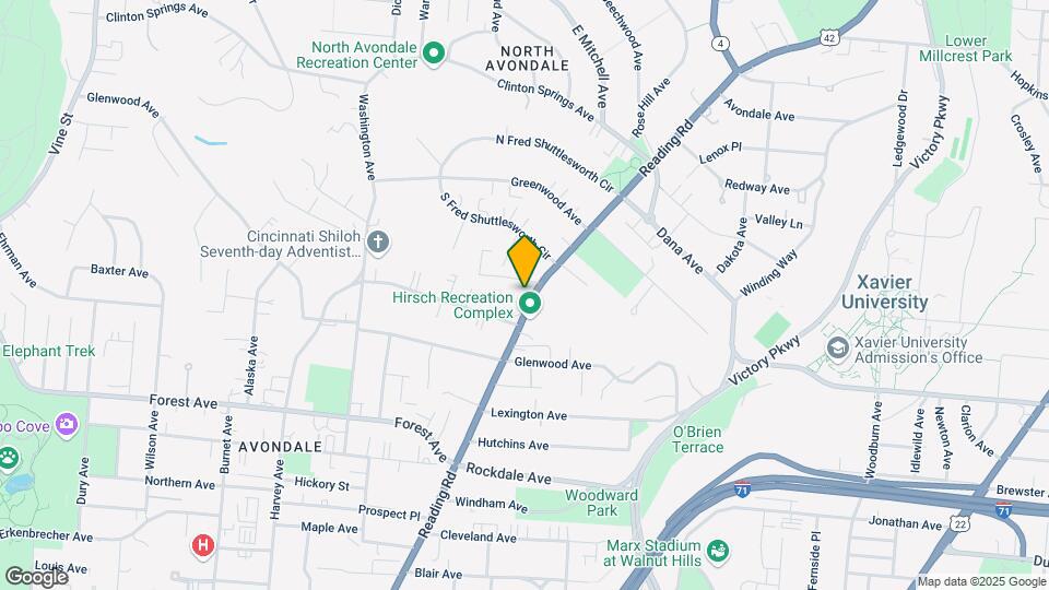 3641 Reading Rd Mapa y Detalles de la Ubicación