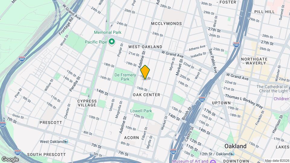 1714 Chestnut St Map and Location Details