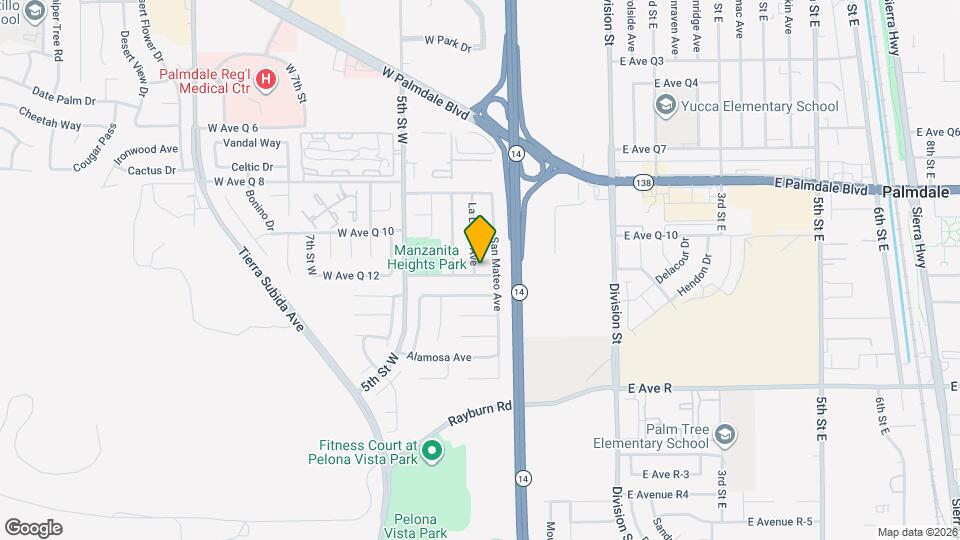 38210 La Loma Ave Map and Location Details