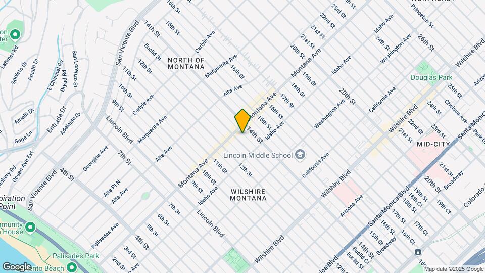 817 Euclid St Map and Location Details