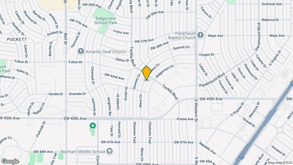 4407 Mesa Cir Map and Location Details