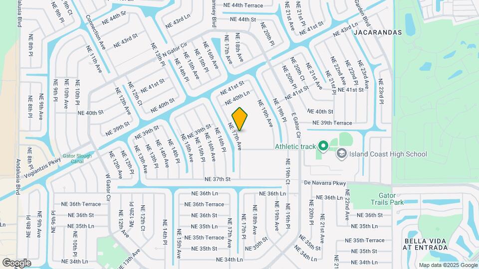 3833 NE 17th Ave Map and Location Details