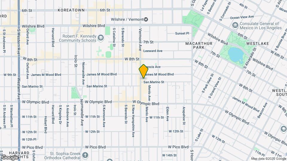 2877 San Marino St Map and Location Details