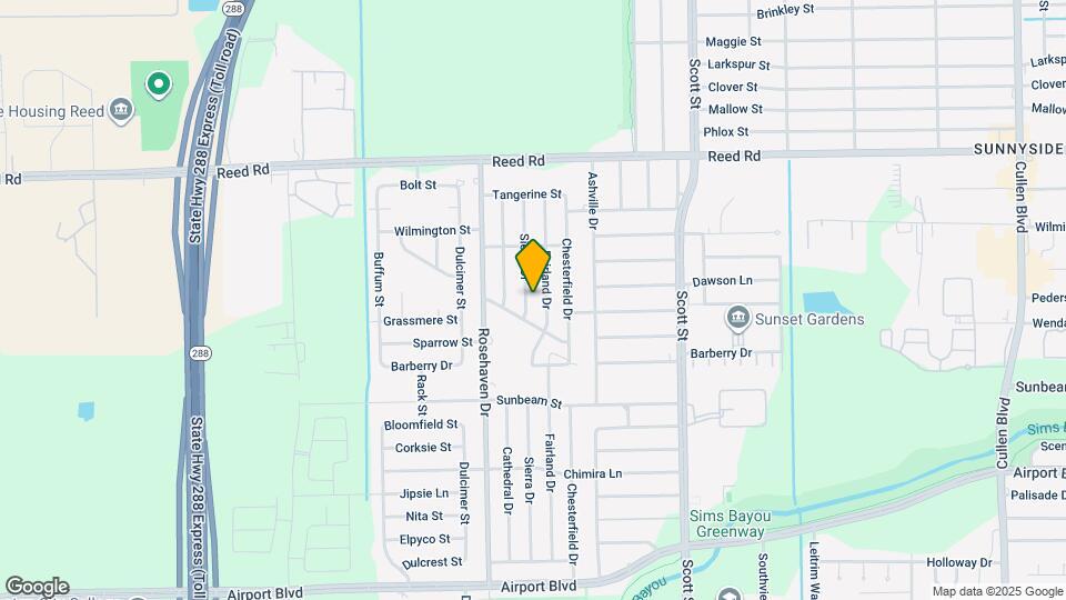 9505 Sierra Dr Mapa y Detalles de la Ubicación