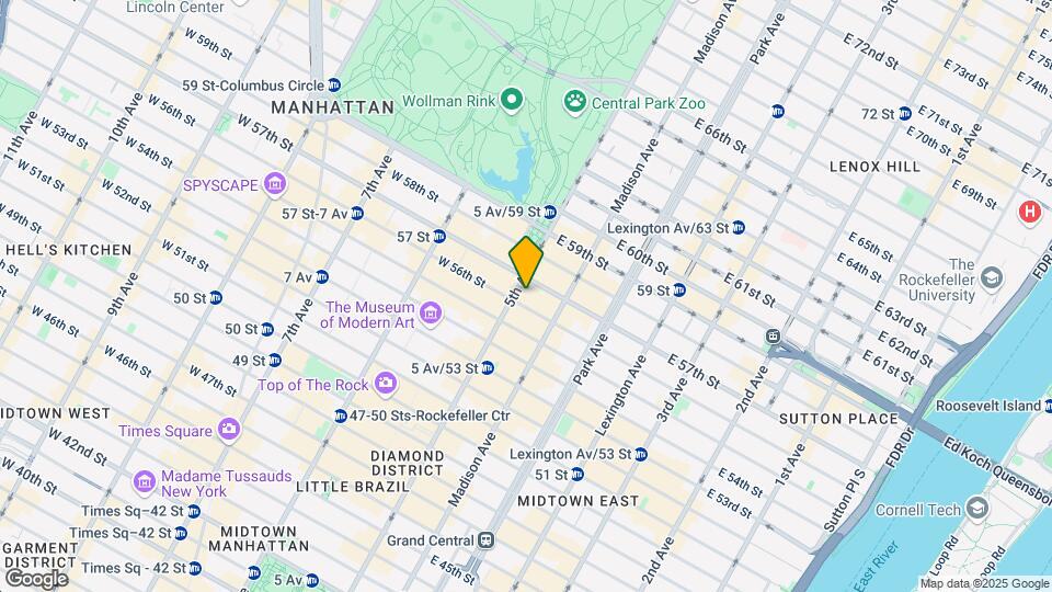 Trump Tower Mapa y Detalles de la Ubicación