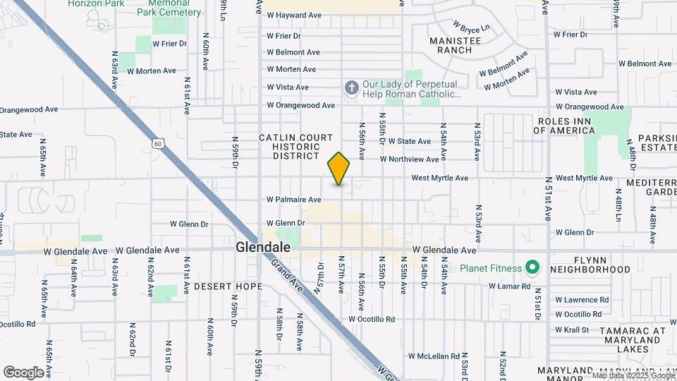 7146 N 57th Ave Map and Location Details