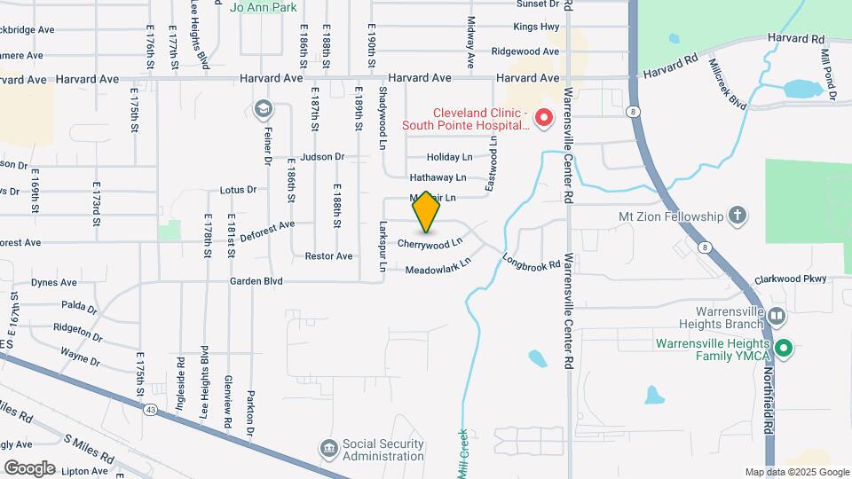 19401 Cherrywood Ln Map and Location Details