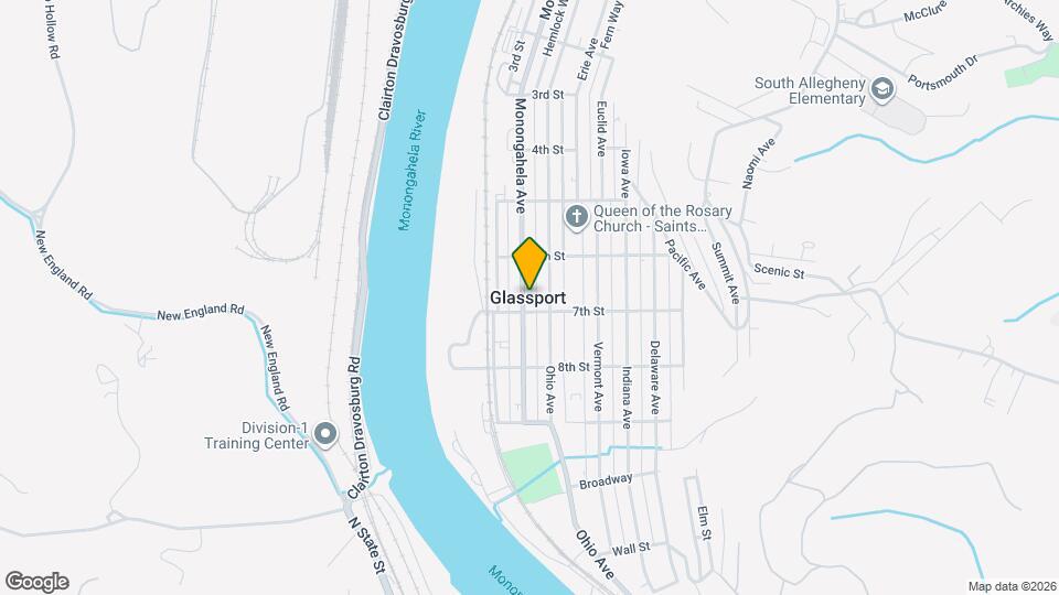 635 Monongahela Ave Mapa y Detalles de la Ubicación