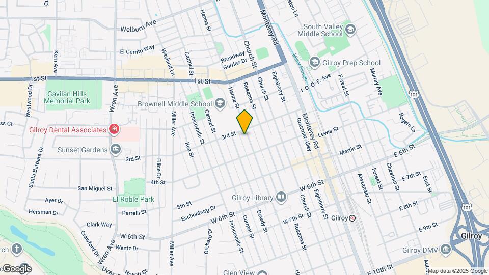 7671 Hanna St Map and Location Details