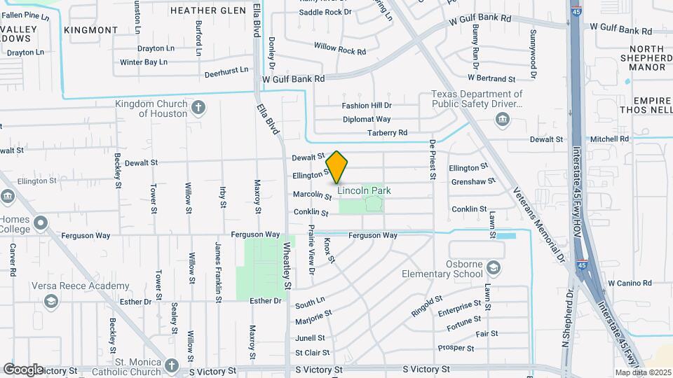 8709 Knox St Map and Location Details