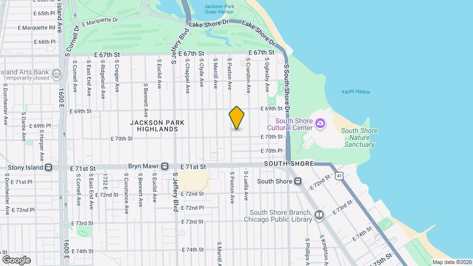 2210 E 70th St Map and Location Details