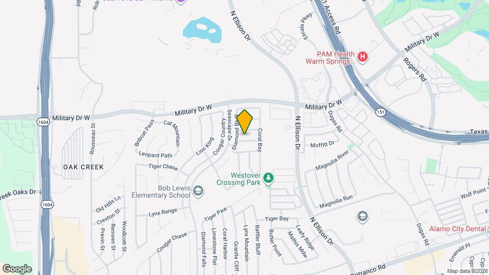 10335 Tiger Hunt Map and Location Details