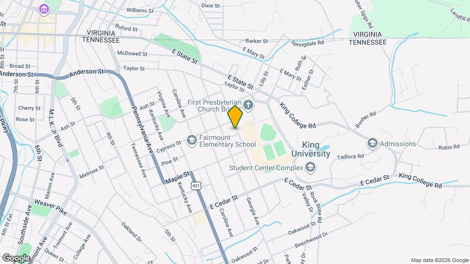 820 Florida Ave Map and Location Details