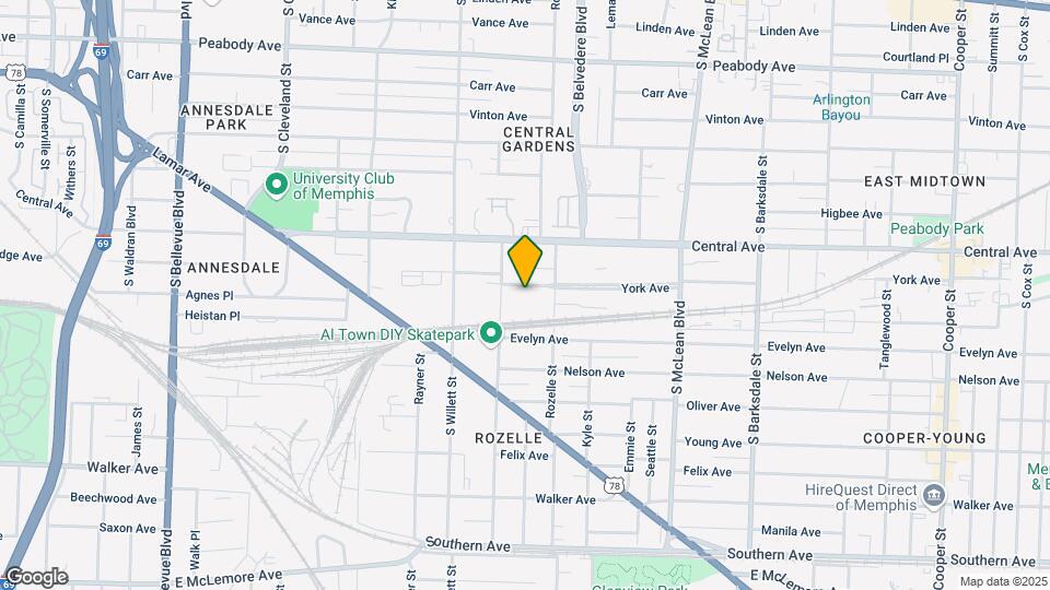 1641 York Ave-Unit -1641 Map and Location Details