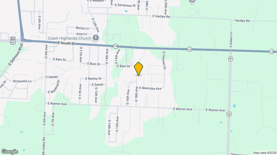 1908 S 18th Ave Map and Location Details