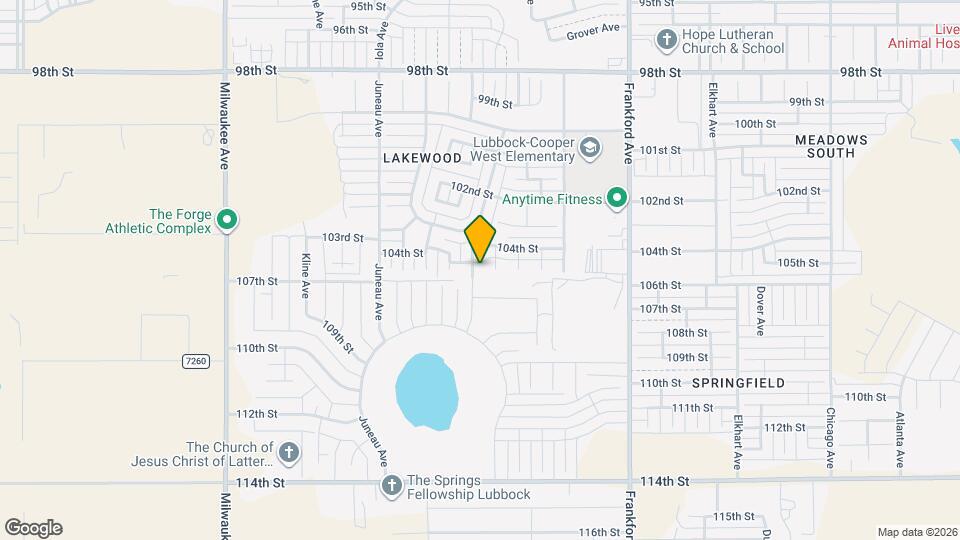 10407 Homestead Ave Map and Location Details