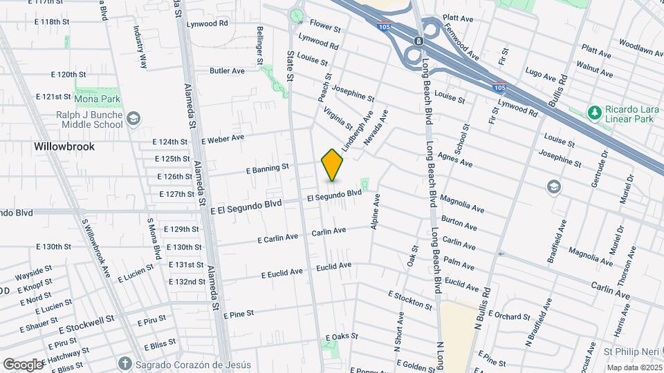3155 El Segundo Blvd Map and Location Details