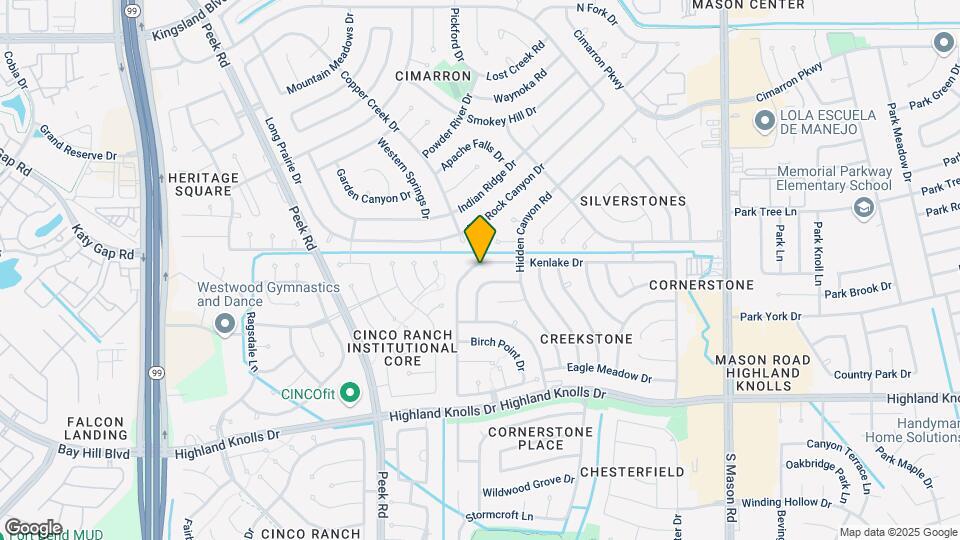 1203 Brook Grove Dr Map and Location Details