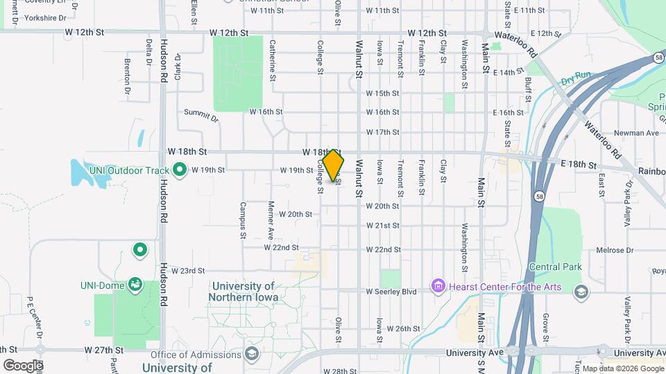 1915 Olive St Map and Location Details