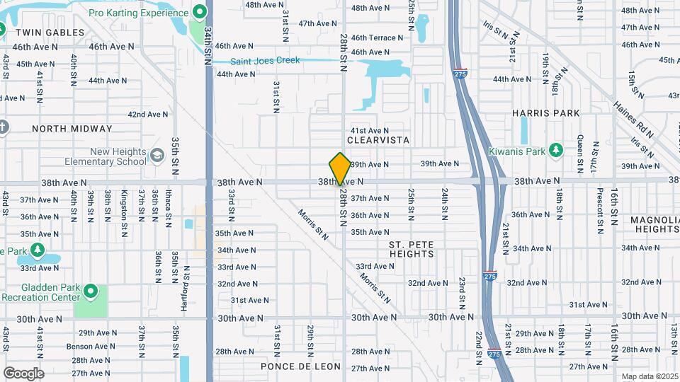 3722 28th St N Map and Location Details
