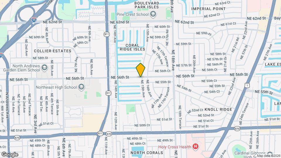 1478 NE 56th St Mapa y Detalles de la Ubicación
