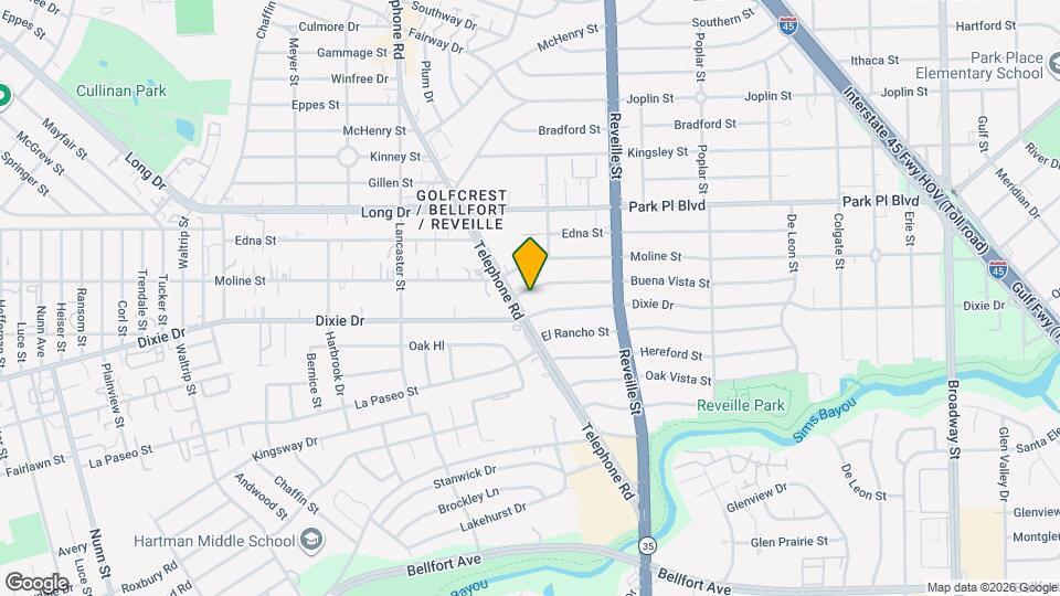 7410 Buena Vista St Map and Location Details