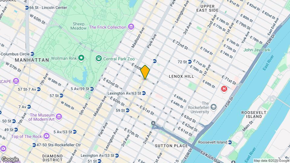 857 Lexington Ave Map and Location Details