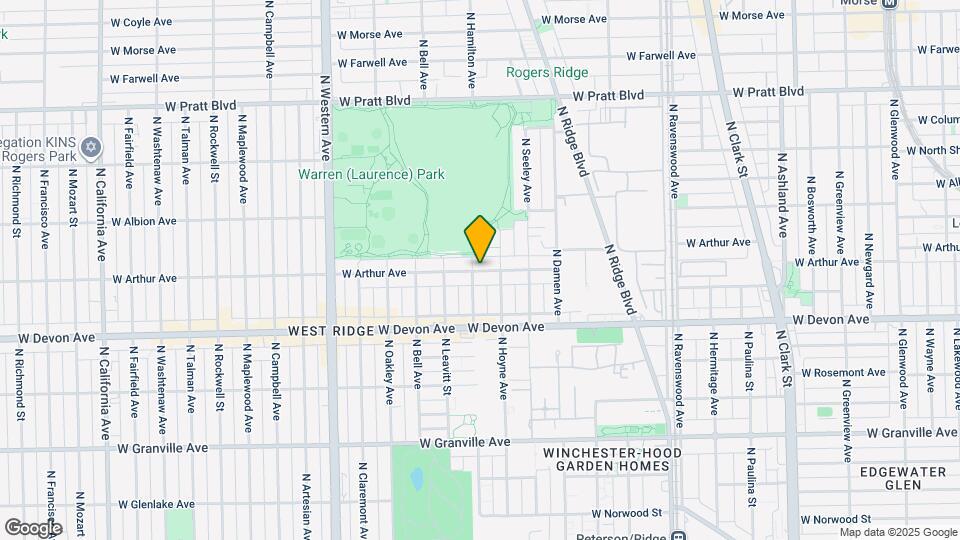 2122 W Arthur Ave Mapa y Detalles de la Ubicación