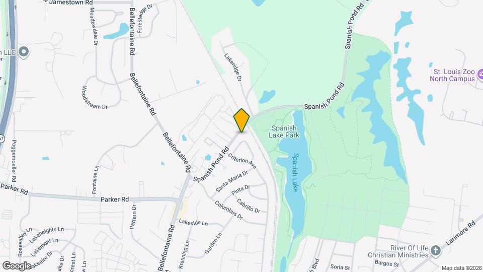 12445 Pizarro Dr Map and Location Details